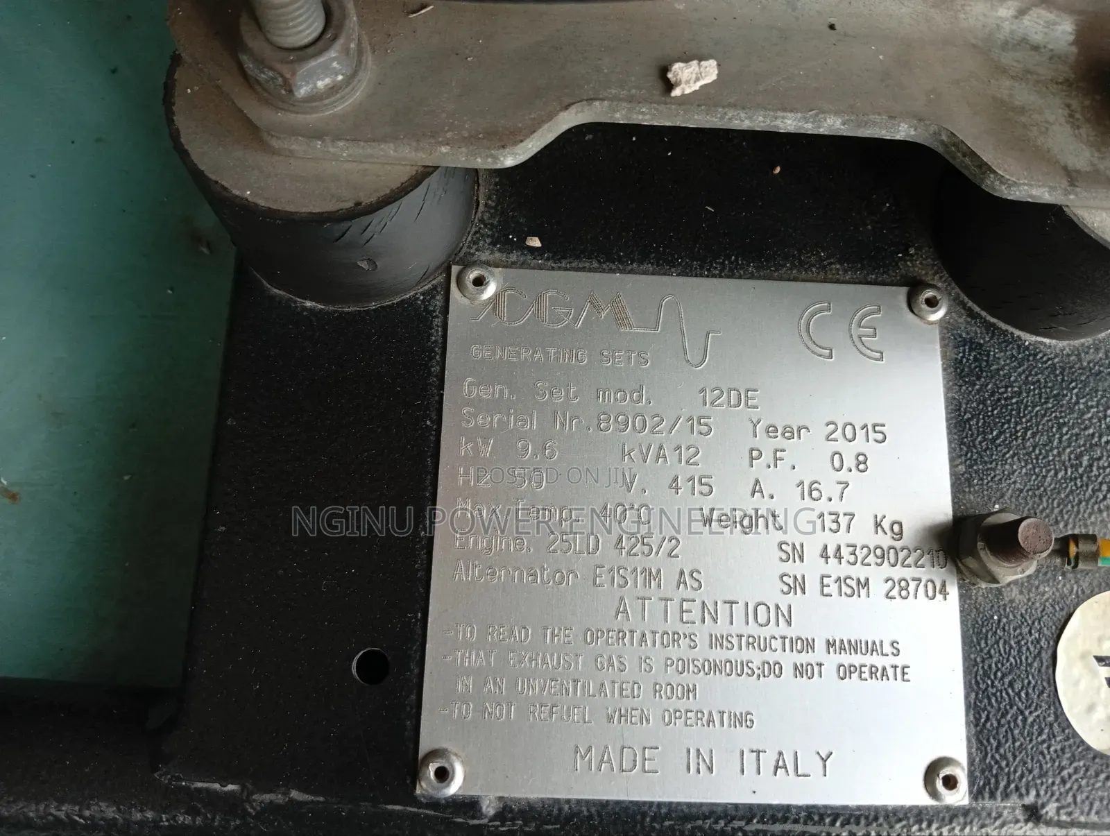 12kva Lombardini Diesel Engine Generator