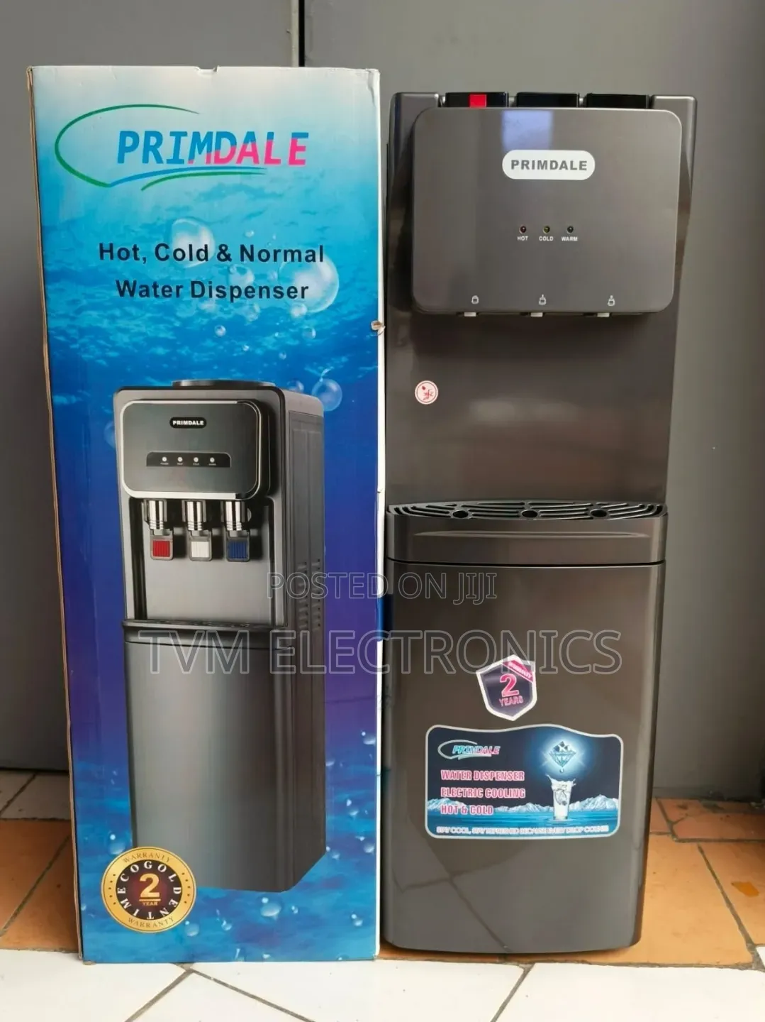 Primdale Hot Normal and Cold Top Load Water Dispenser