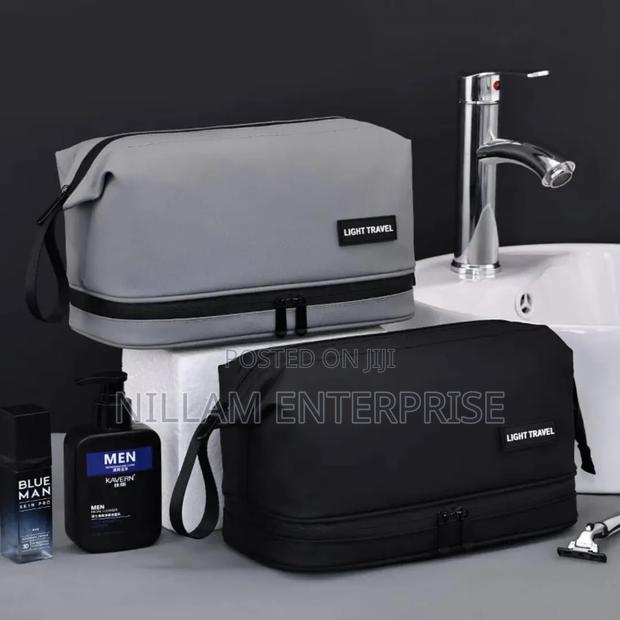 Double Layer Portable Travel Cosmetic Bag