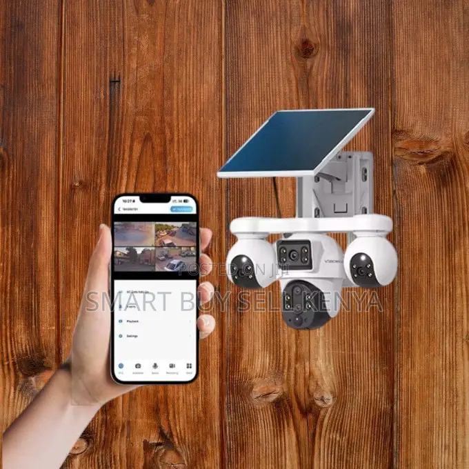 Cloud Storage Ready 20mp Ultra Hd 4g PTZ Triple Lens Solar Camera