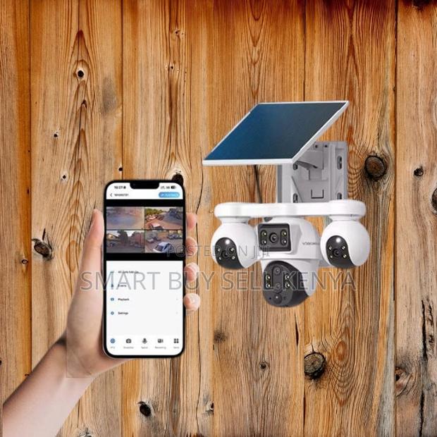 Remote Live View 20mp Ultra Hd 4g PTZ Triple Lens Solar Camera