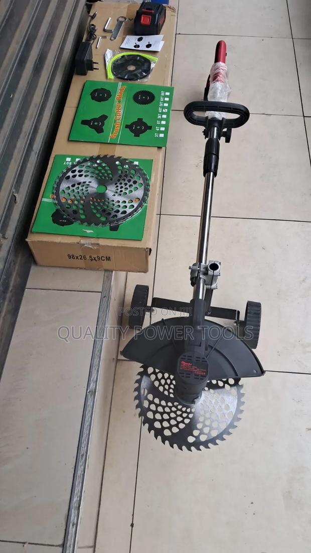 Cordless Electric Brush Cutter and Grass Trimmer - thumbnail 2