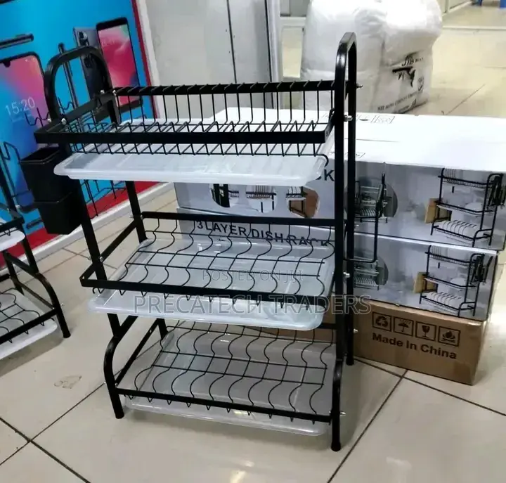 Dish Rack Large Capacity 3-tier Dish Drainer