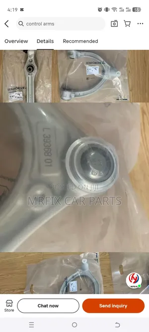 Zf Lemforder Control Arms for Mercedes-Benz W205, C, E, Glc, and Gle.