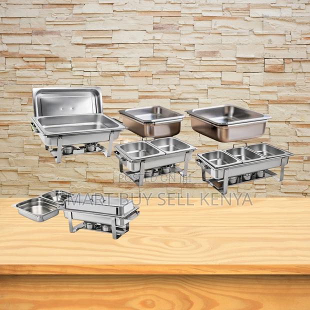 Hygienic Surface Stainless Steel Compartment Chafing Dish Food Warmer