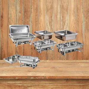 Easy Lid Access Stainless Steel Compartment Chafing Dish Food Warmer