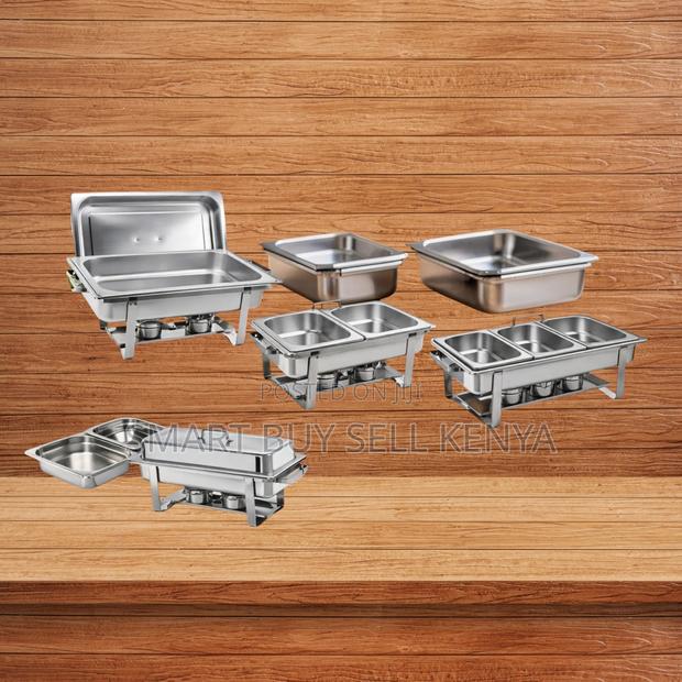 Stable Frame Stainless Steel Compartment Chafing Dish Food Warmer
