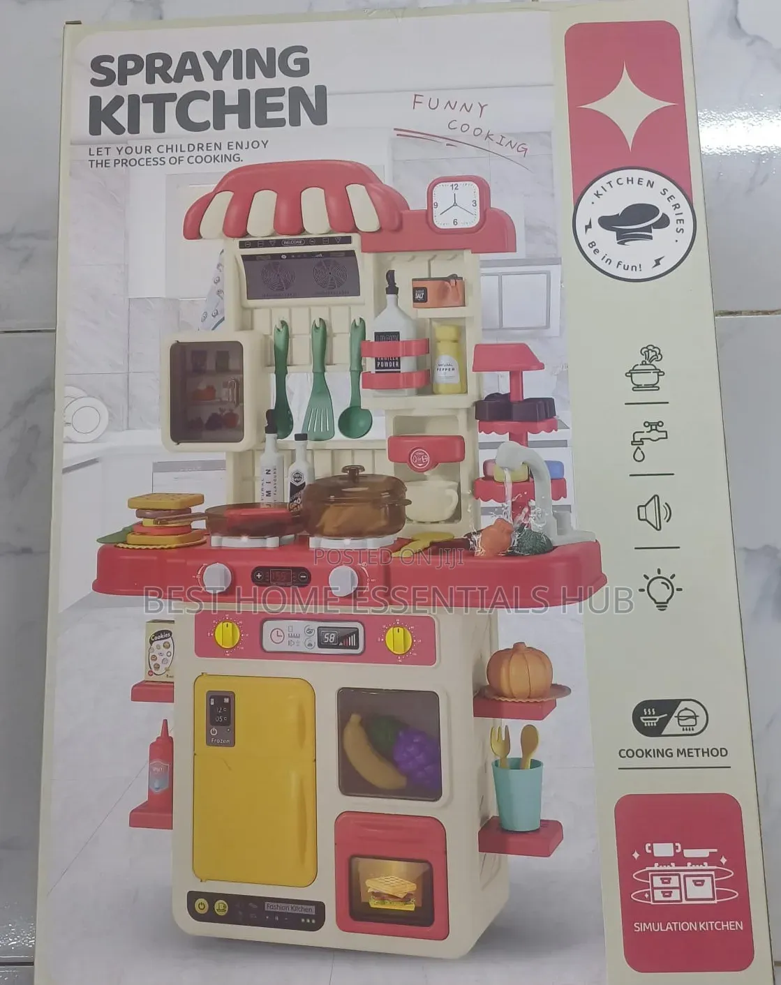 *Spraying Kitchen Set* Battery Height 72 Cm