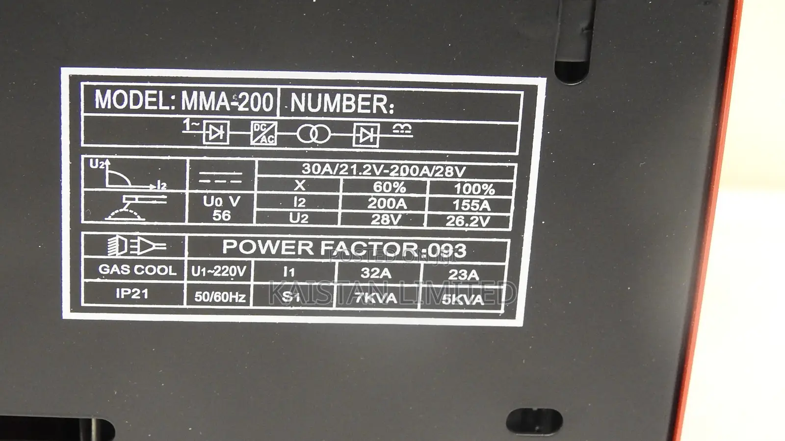 Aico Japan Mma 200amps Welding Inverter/1 Year Warranty