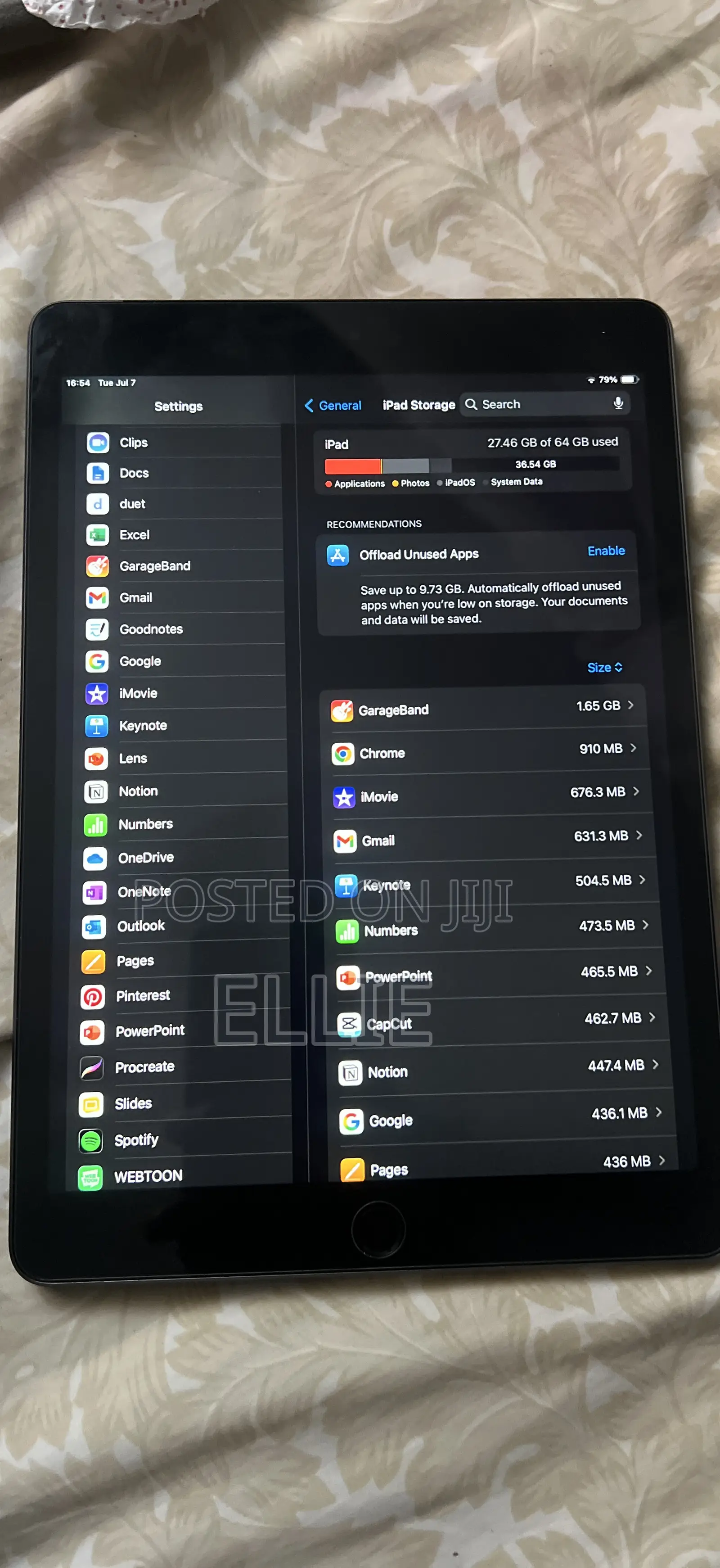 Apple iPad 9.7 64 GB Silver