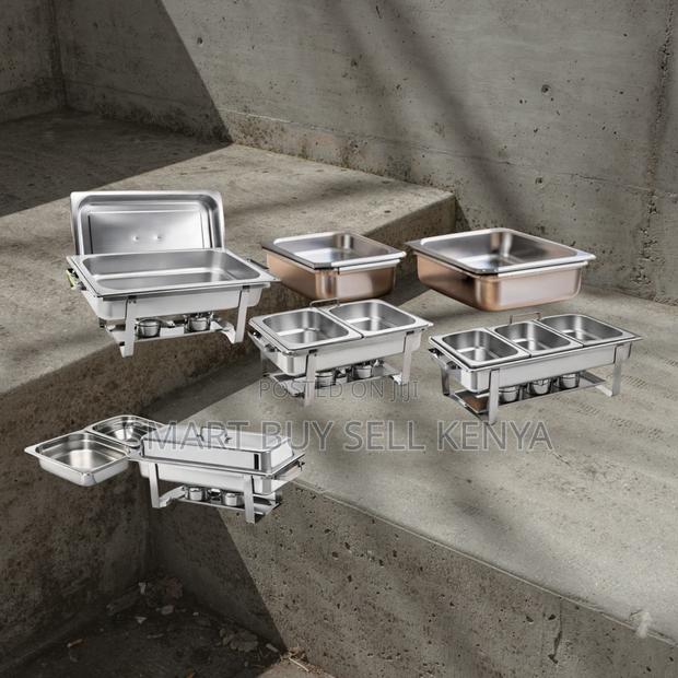 Hotel Grade Stainless Steel Compartment Chafing Dish Food Warmer