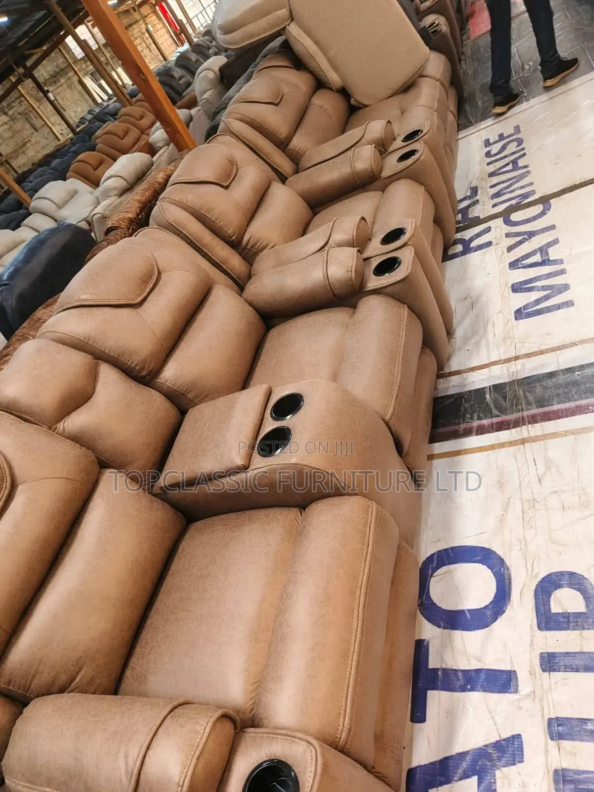 Semi Recliner 5seater All Colors