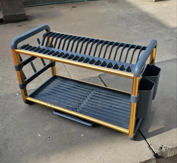 Premium Quality 2tier Aluminium Dish Drainer* - thumbnail 4