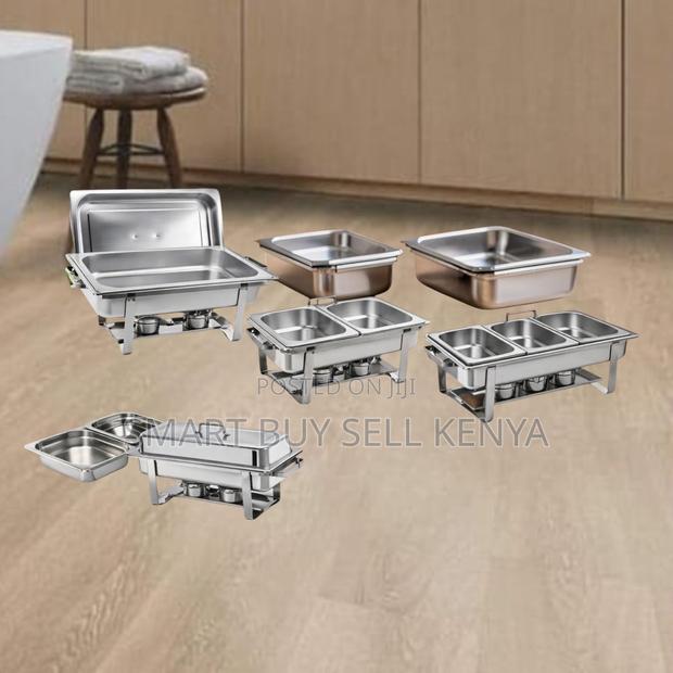 Wedding Catering Stainless Steel Compartment Chafing Dish Food Warmer