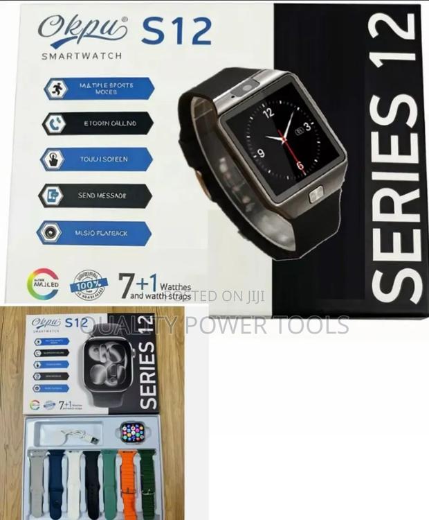 Okpu S12 a Smartwatch With 8 Straps