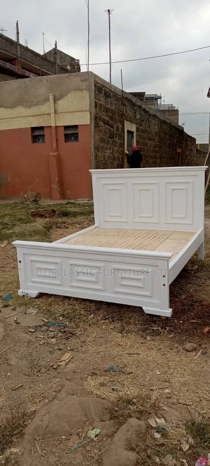 5x6 Panel Bed White 
