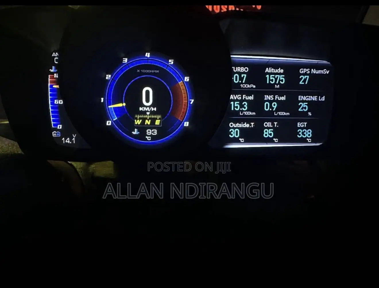 Universal Obd Digital Gauge
