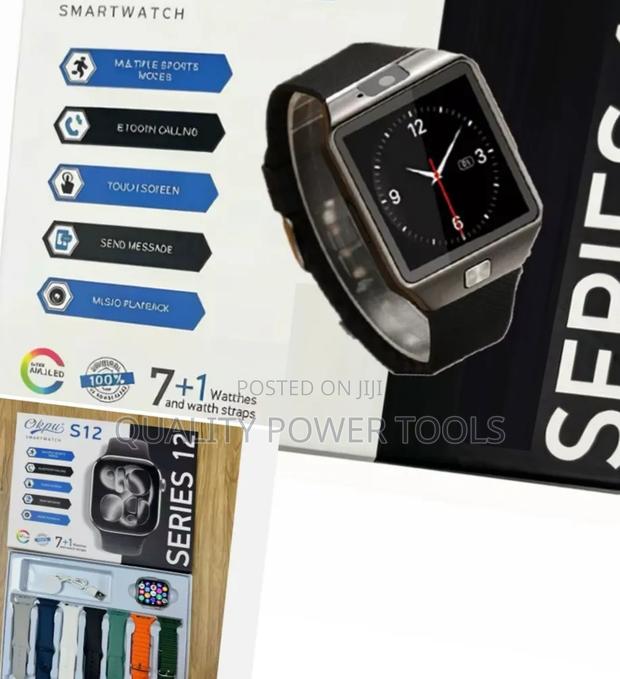 Okpu S12 a Smartwatch With 8 Straps - thumbnail 2