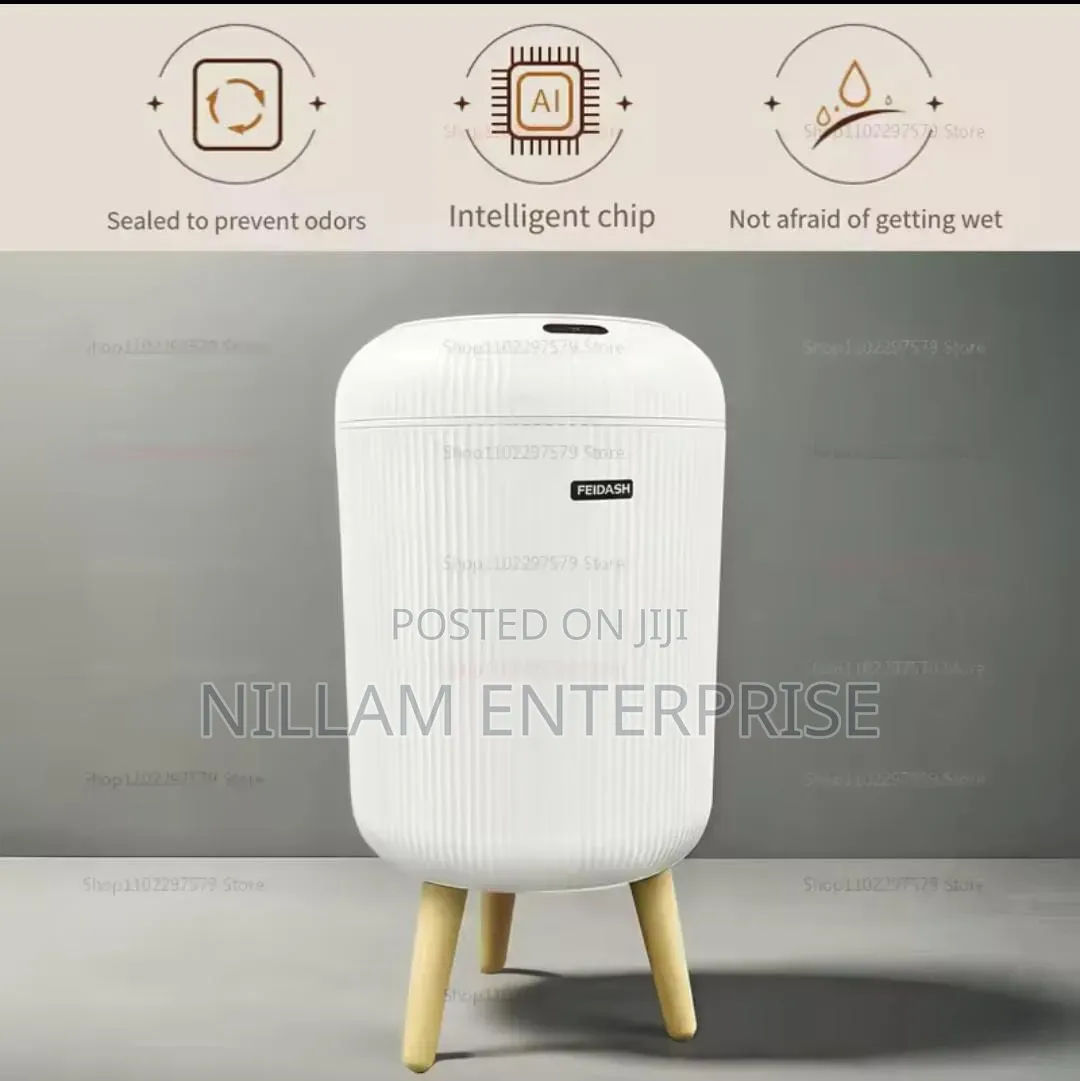 Smart Trash Can Automatic Flip Cover