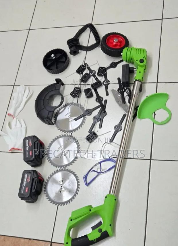 Lawn Mower Portable Brush Cutter With 2 Batteries