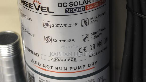 Freevel 3dqgd24-50-250 Dc Solar Submersible Water Pump 24v 250w