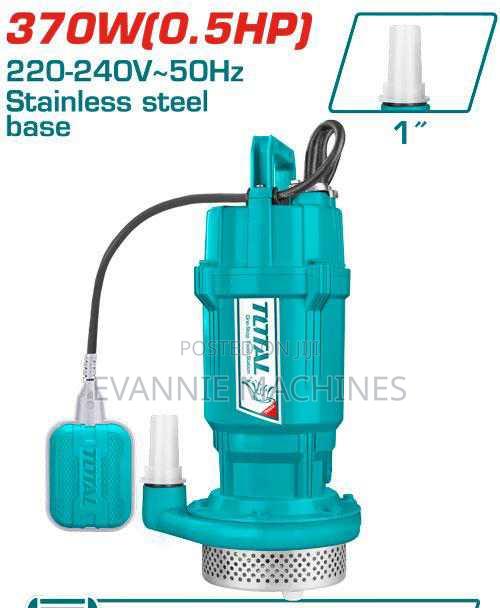 Total Twp63706 Submersible Pump 370w(0.5hp)
Max.Head:17m