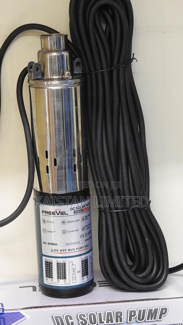 Freevel Solar Water Pump 3dqgd24-50-250. Dc Solar Submersible Pump