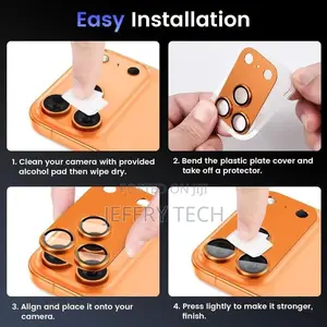Titanium iPhone 17promax Camera Lens Protector - Matte Alloy Militaryr