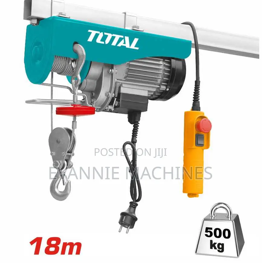 Total Tlh1952 Electric Hoist 900w 18m