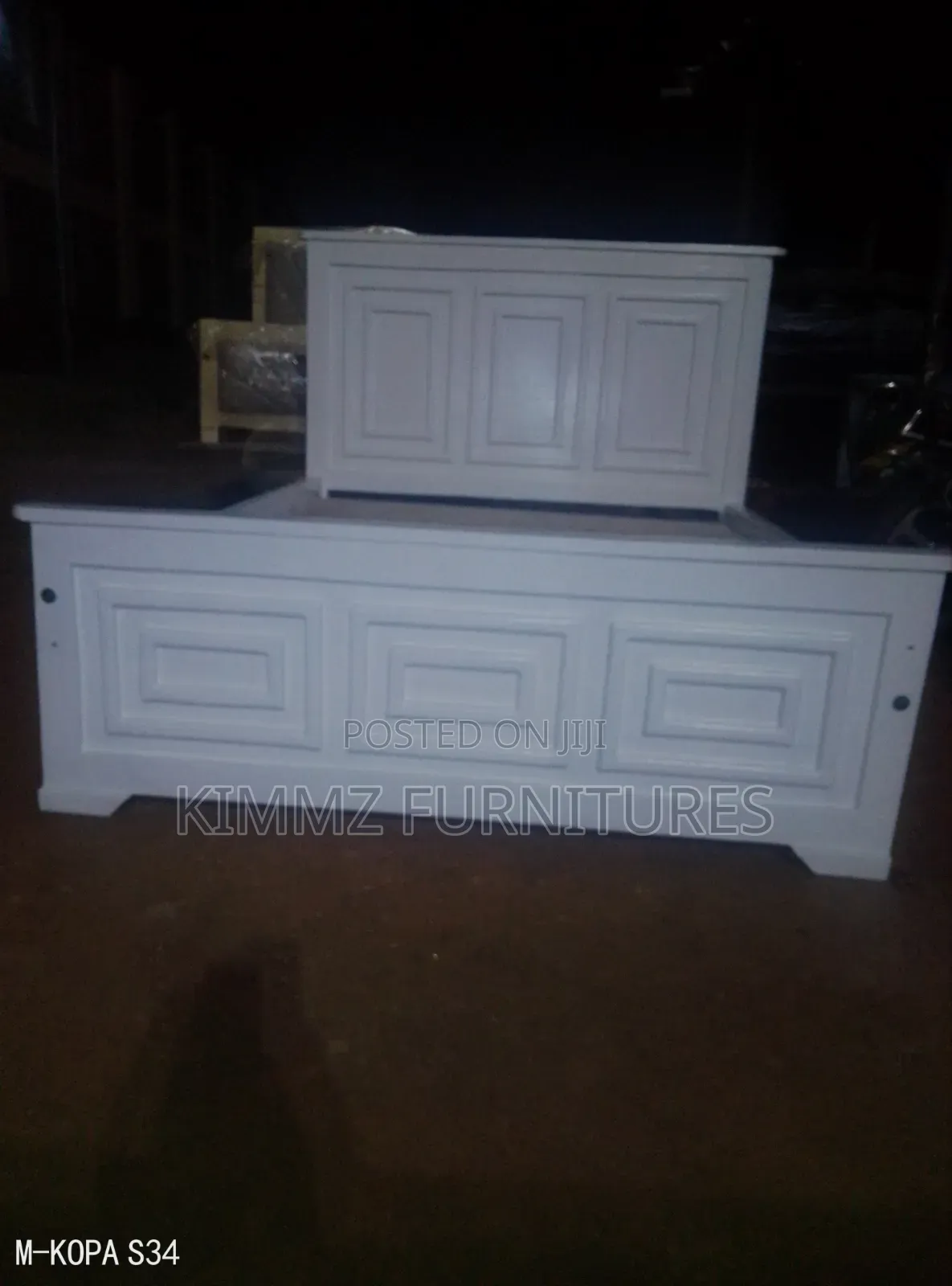 5x6 White Panel Bed