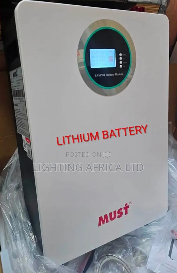 Must 5.12kwh - 25.6v (200ah) Lithium Ion Battery 6000 Cycle