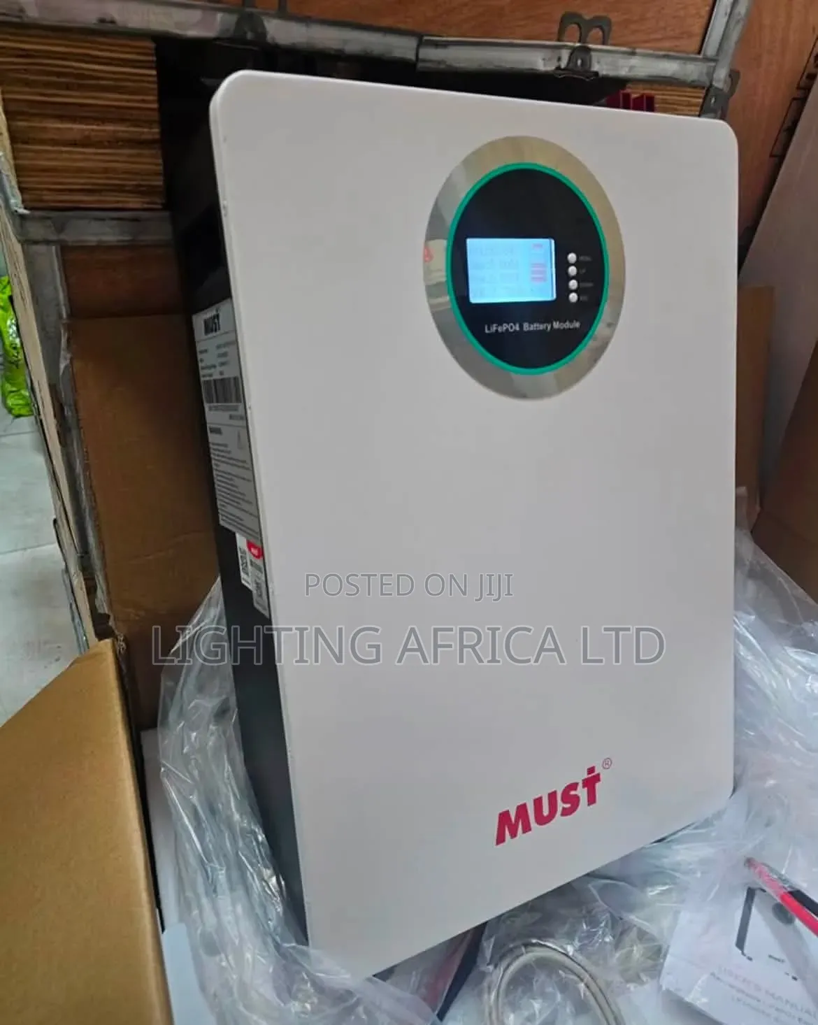 Must 5.12kwh - 25.6v (200ah) Lithium Ion Battery 6000 Cycle