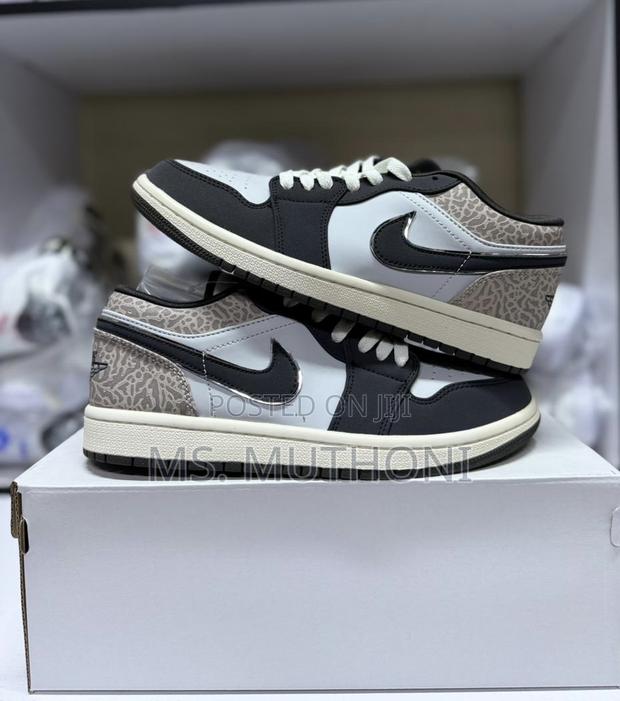 Aj3, These Air Jordan 1 Low "Deep Pewter" Size 38-45