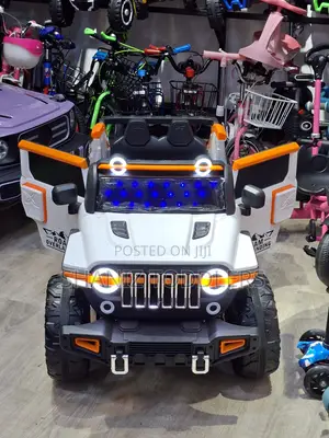 Kids Ride on Electric Jeep Car 2 Seater With Big Wheels