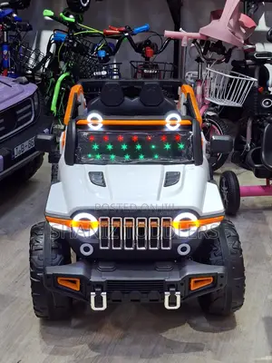 Kids Ride on Electric Jeep Car 2 Seater With Big Wheels