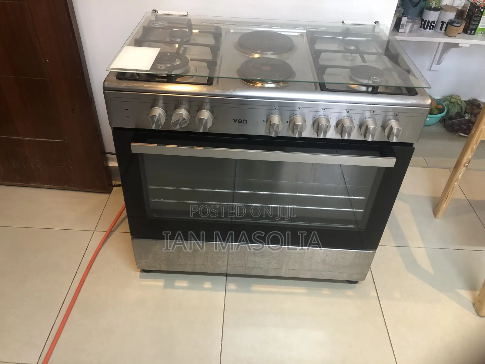Von Electric Gas Cooker