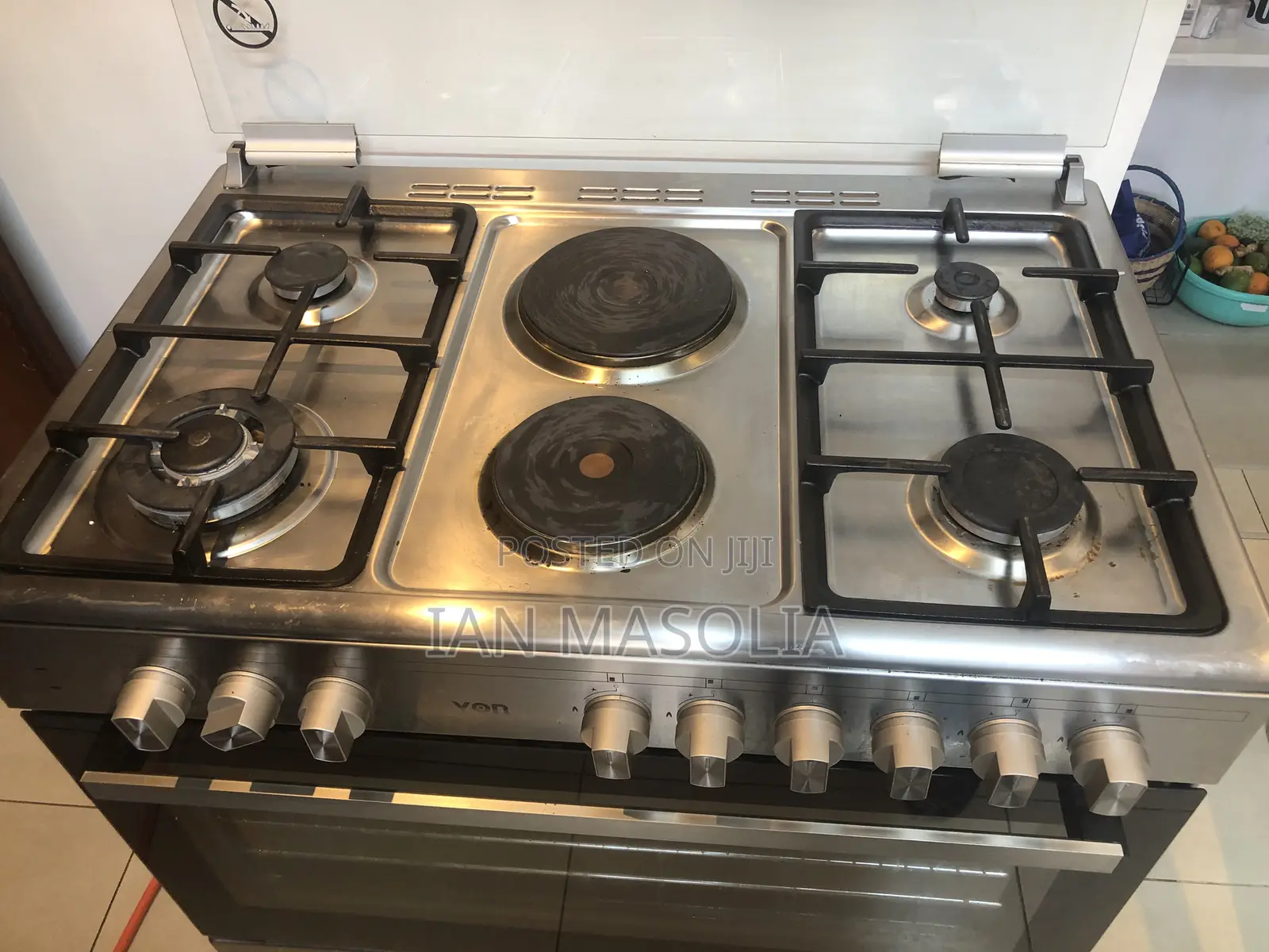 Von Electric Gas Cooker