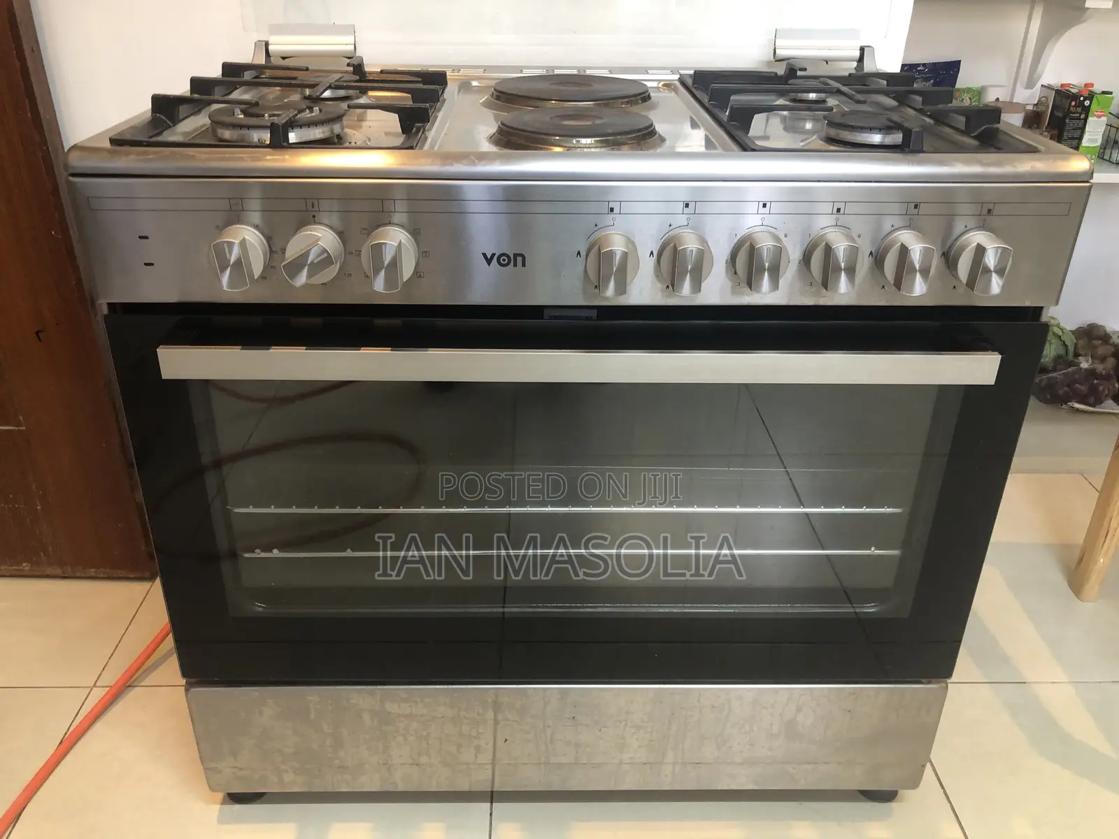 Von Electric Gas Cooker