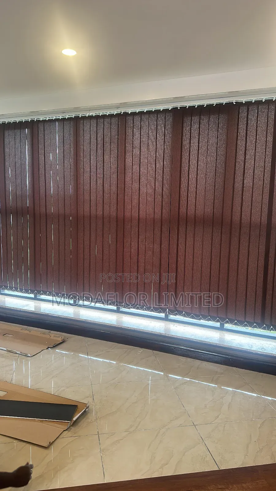 Made-to-Measure Vertical Blinds in Different Colors