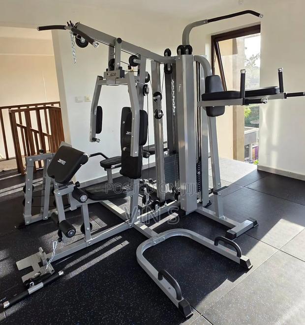 6 Station Multigym Multi Gym Home Gym, 6-Station Mûltigyms Hõmegyms