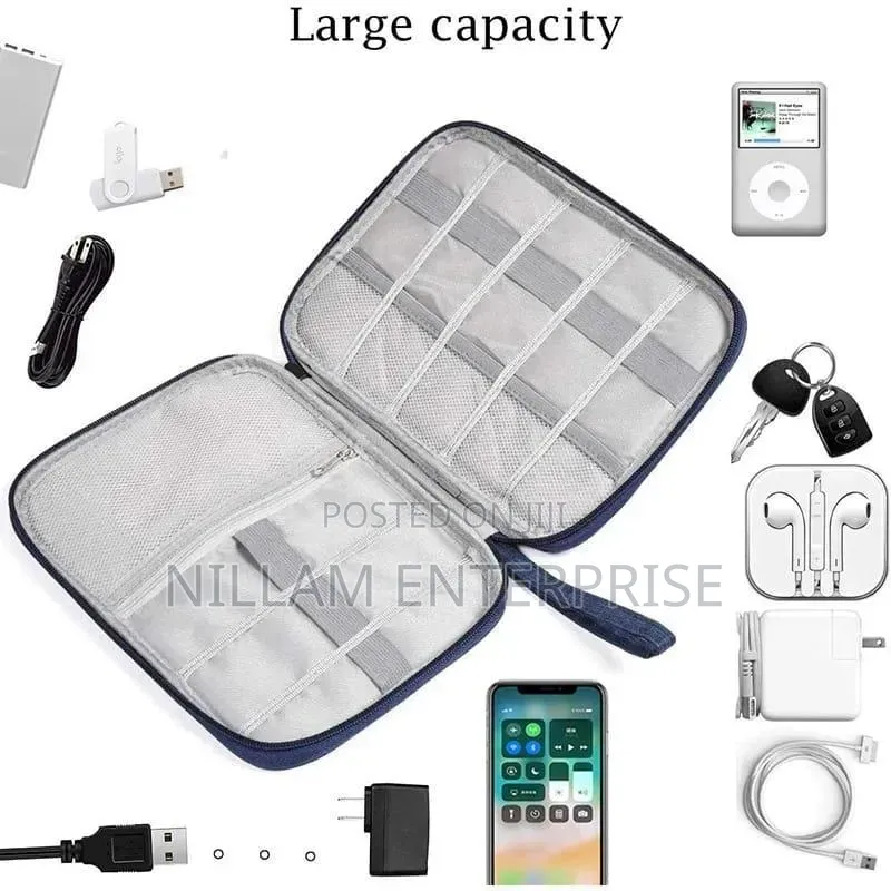 Travel Electronics Accessories Organizer Bag*