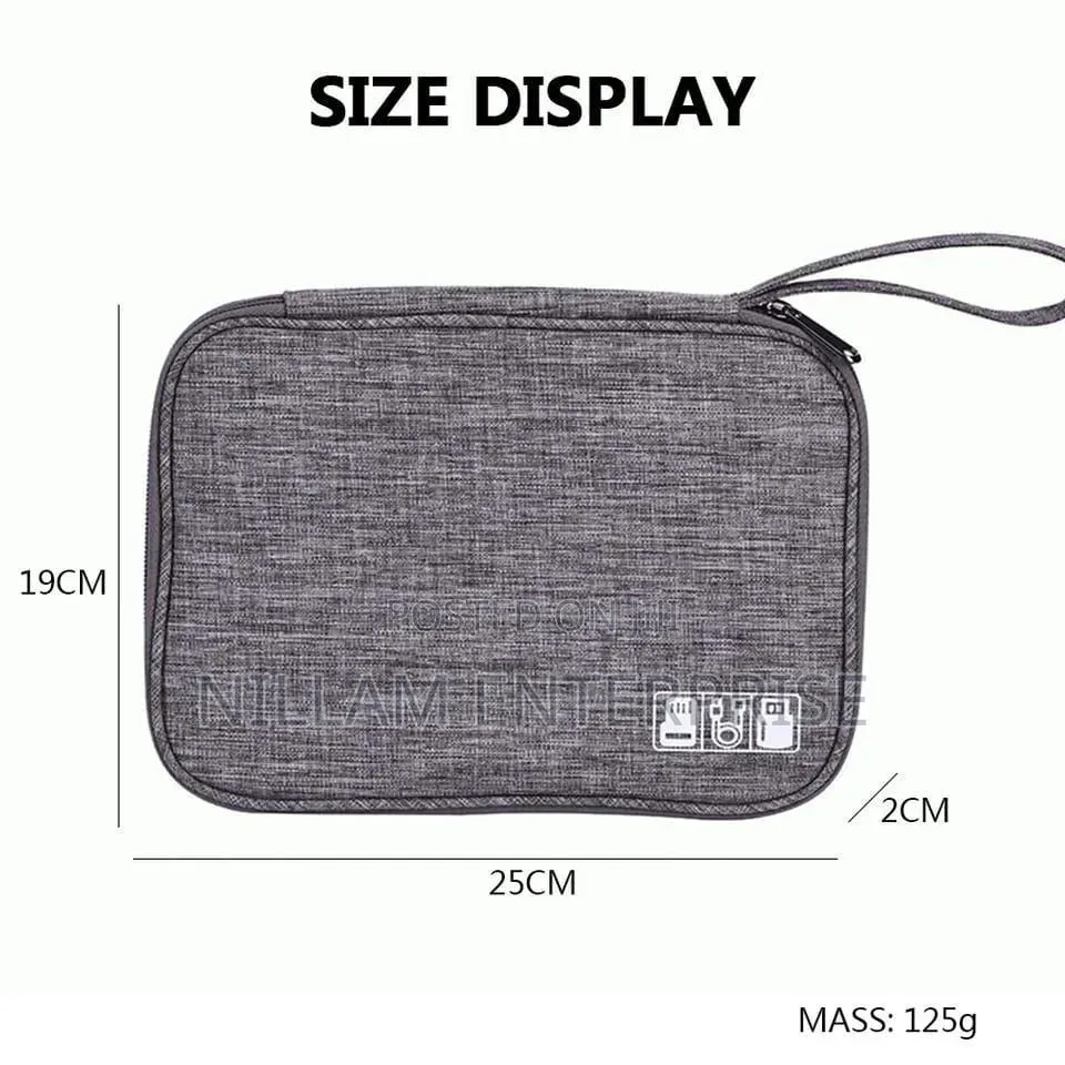 Travel Electronics Accessories Organizer Bag*