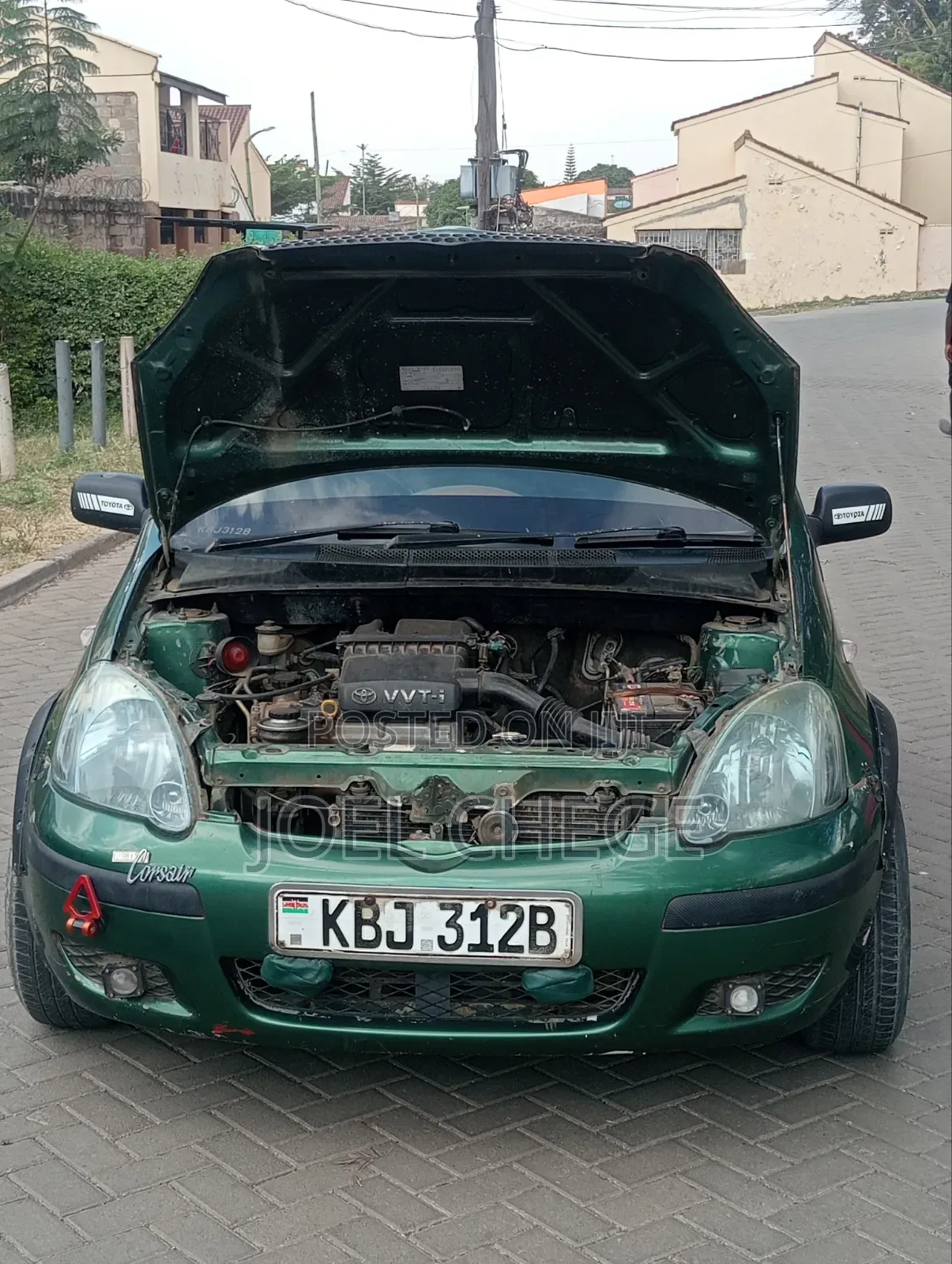 Toyota Vitz 2002 Green