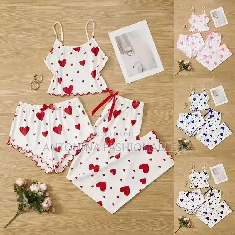 Ladies 3 In1 Pajama Set