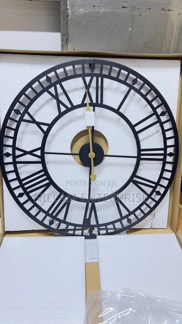Antique Roman Wall Clock 60cm - thumbnail 4