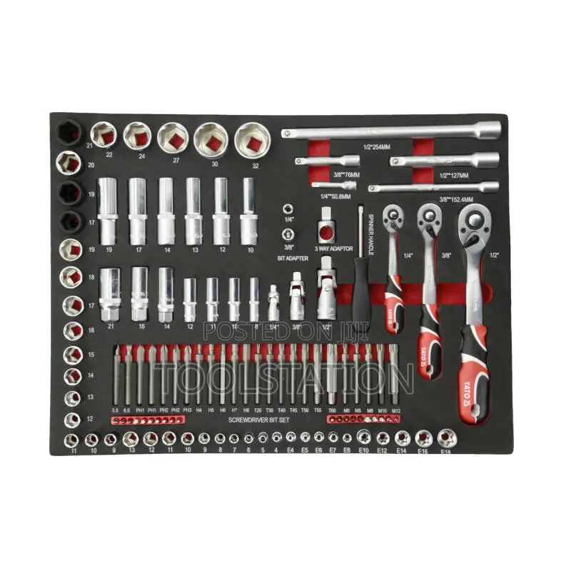 162 Piece Roller Cabinet Tool Cabinet Heavy Duty Yato Yt-55280