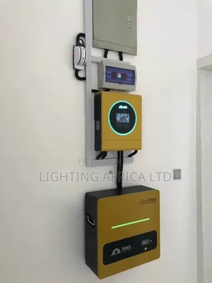 Off-Grid 6kw Hybrid Inverter - 5.12kwh Lithium Battery - (8)550w Solar