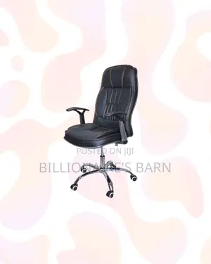 Executive Leather Office Chair High Back for Daily Office Comfort