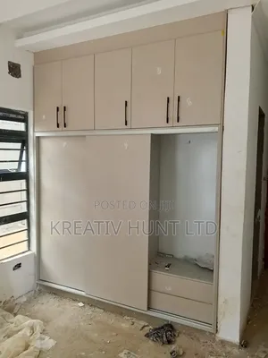 Title: Brand New Modern 4-Door Wooden MDF Wardrobe