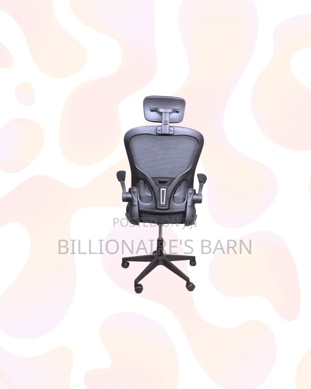 Grey Ergonomic Office Chair With Headrest for Daily Office Comfort